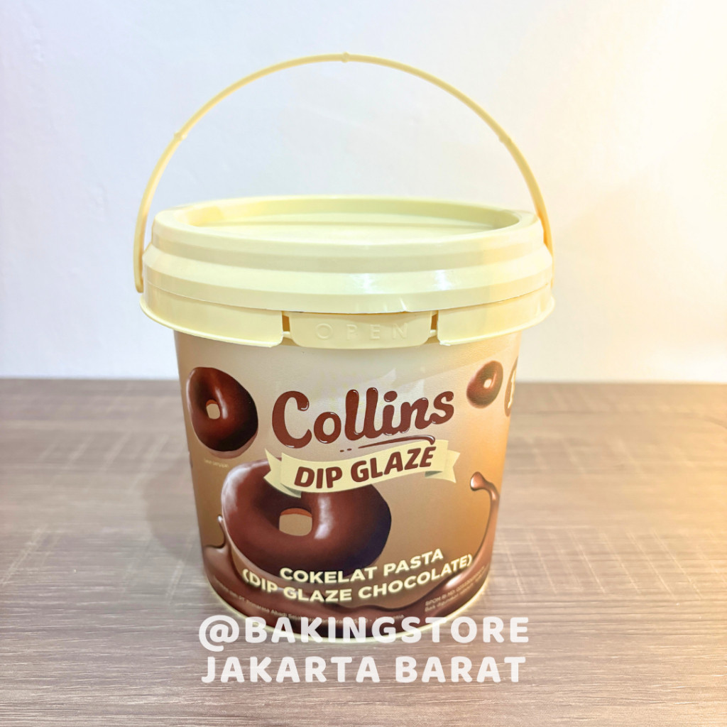 

RB Collins Dip Glaze 1 Kg (All Variant) Toping Donat Donut Topping HALAL