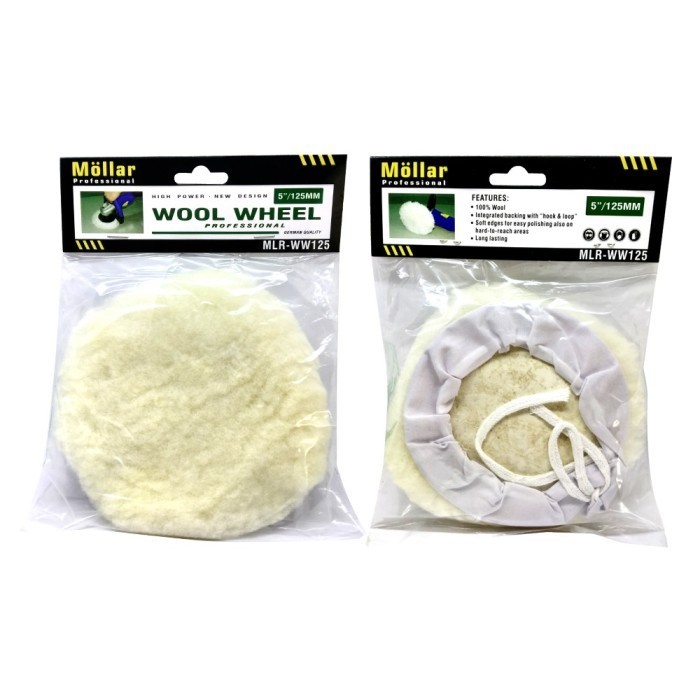 MOLLAR Wool Bonnet Poles 5 inch / Busa Wool Poles 5"  Wool Bulu Poles - Wool Bonet Polisher