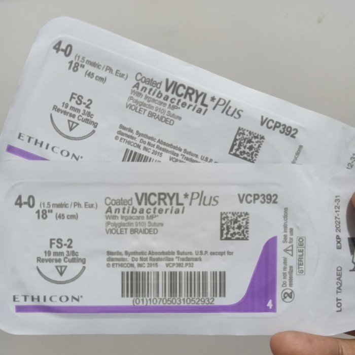 vicryl 4-0 vcp392 per pcs