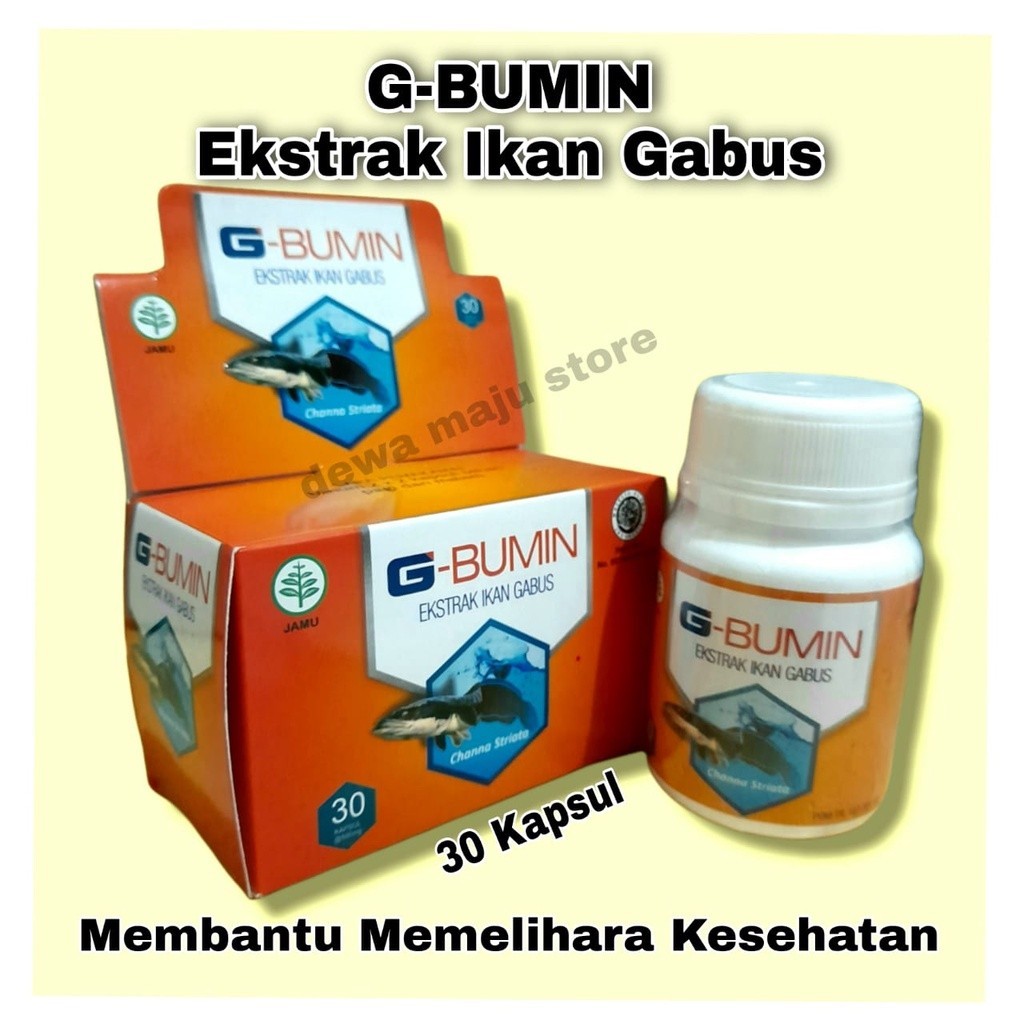 G-BUMIN EKSTRAK IKAN GABUS 30 KAPSUL