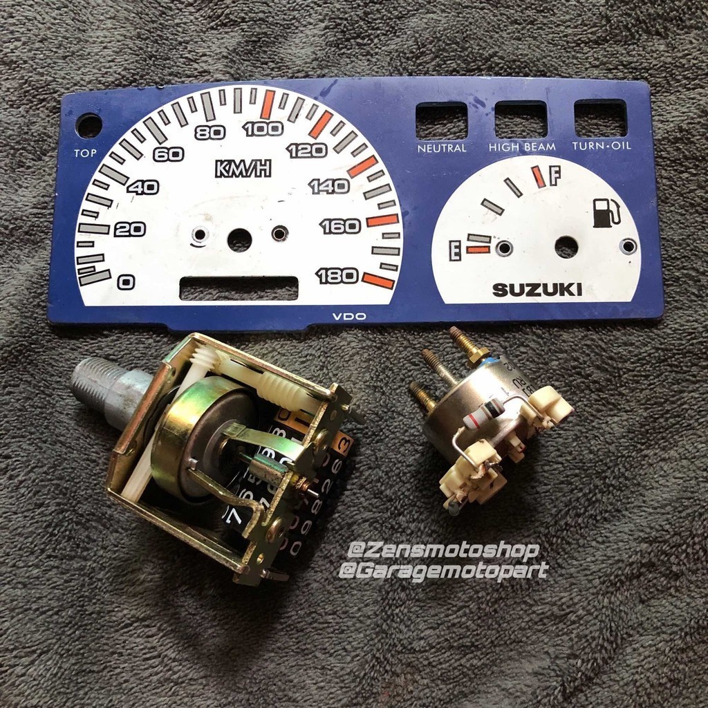 Mesin Speedometer Amper Bensin Suzuki Satria Lumba 2 Tak Ori Copotan