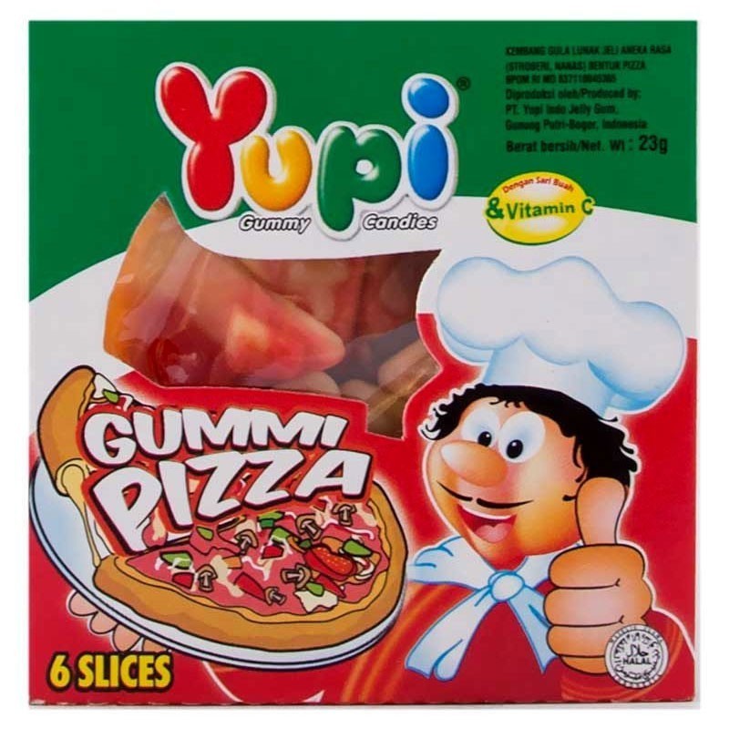 

Yupi Gummy Candies Gummi Pizza 23g