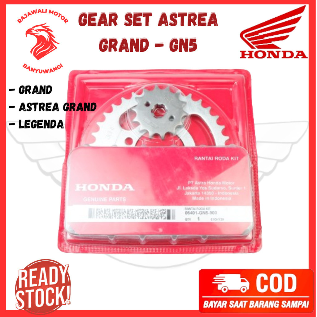 gear set astrea grand ori - gir motor astrea grand - Gear Set Honda Grand - Gir Motor Honda Legenda 