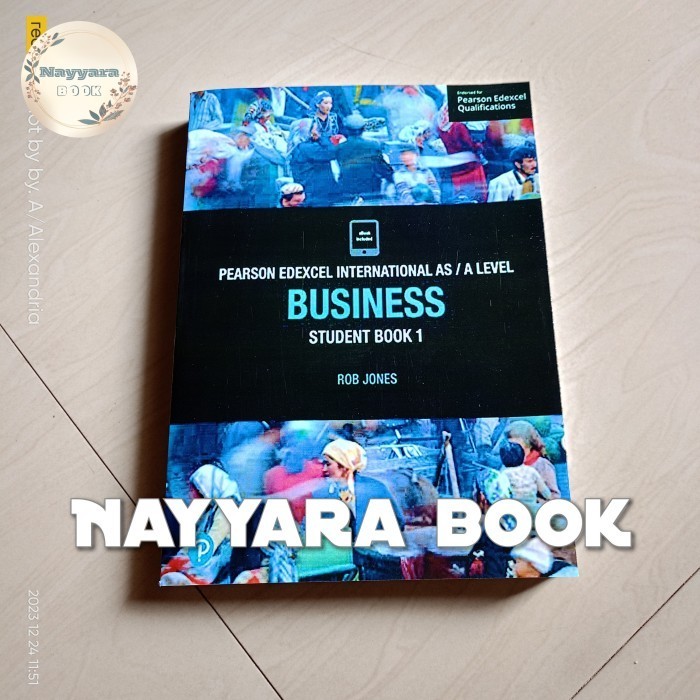 

EDEXCEL INTERNATIONAL AS A LEVEL BUSINESS STUDENT BOOK 1 - BLACK AND WHITE