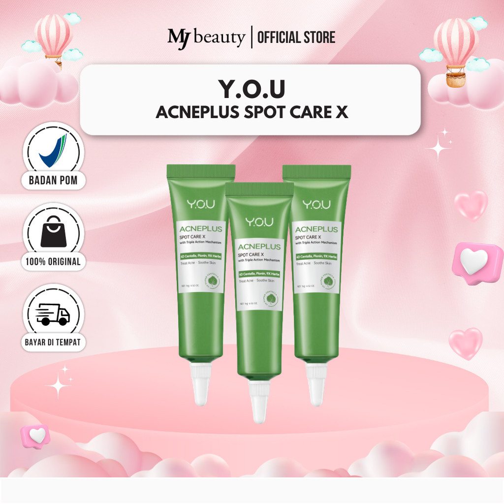 ✨MJ 100% ORI✨ YOU AcnePlus Spot Care X | Obat Totol Jerawat Centella dan Bekas Jerawat