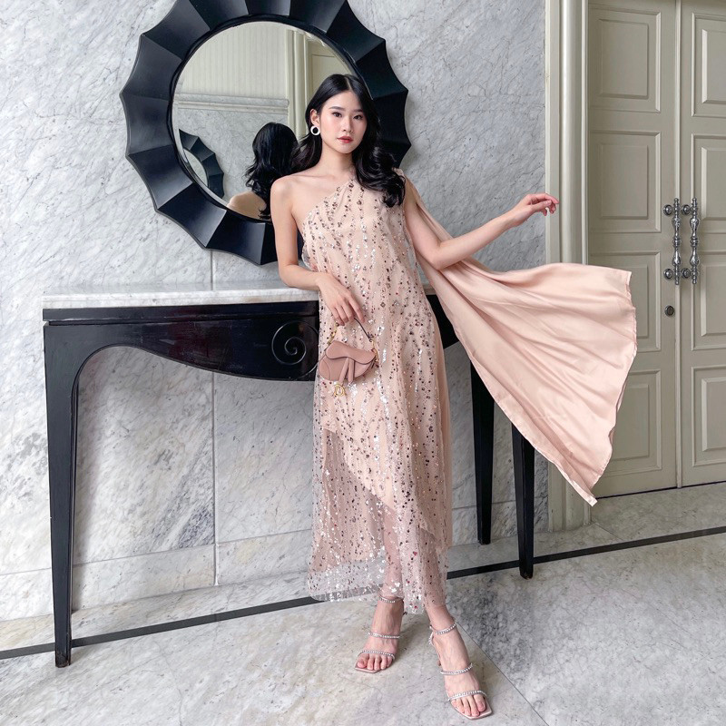 Irish Dress - Party Dress Baju Gaun Elegan Mewah untuk Kondangan Wedding Pesta Bridesmaid Prewedding