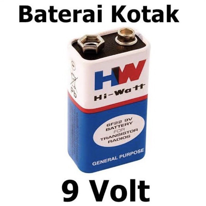 Baterai 9 Volt HW
