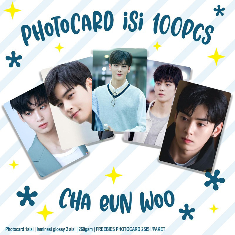 PHOTOCARD BISA COD CHA EUN WOOS ACKOR KOREAS