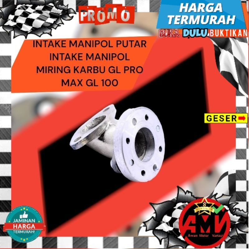 INTAKE MANIPOL PUTAR INTAKE MANIPOL MIRING KARBU GL PRO MAX GL 100 / Intake manifold / Manipol PUTAR