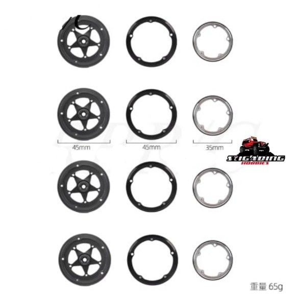 OG99 VELG BEADLOCK METAL MN D90 MN99