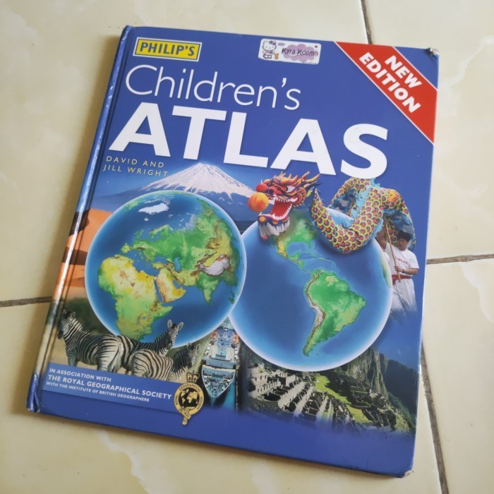 CHILDREN'S ATLAS - david and jill wright original