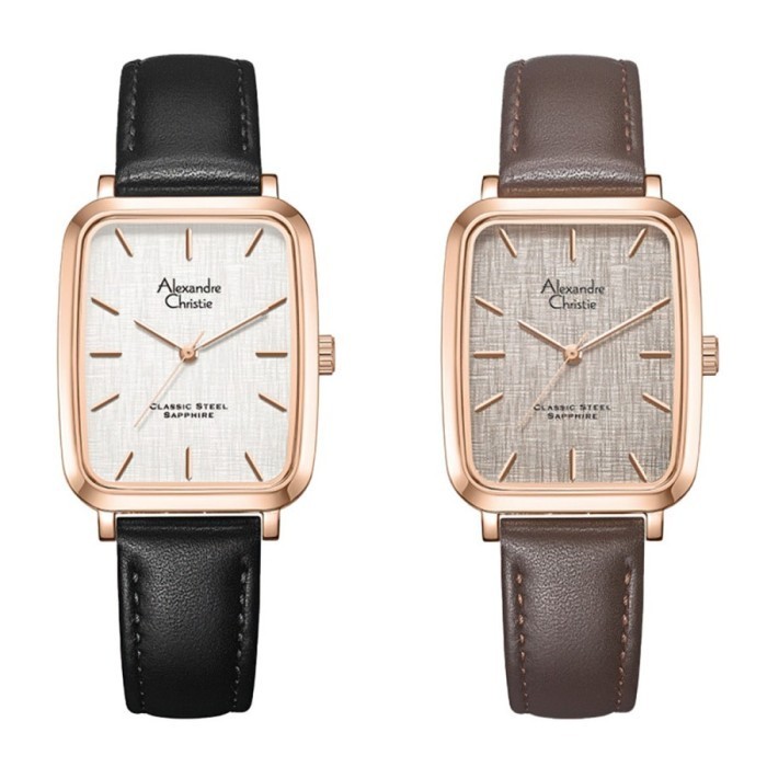JAM TANGAN PRIA ALEXANDRE CHRISTIE AC 8699 / AC8699 LEATHER ORIGINAL