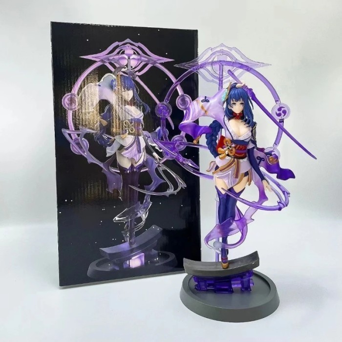 genshin impact anime sexy girl standing resin Raiden Shogun action figure