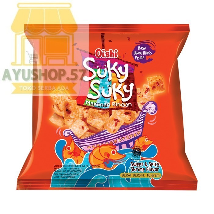 

OISHI SUKY SUKY RENCENG - SWEET & SPICY - AYUSHOP57