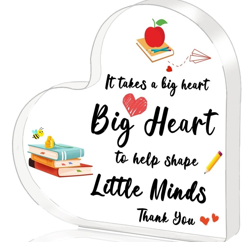 

Teacher Appreciation Gifts, Teacher Gifts - Heart Shape Plaque Teacher Thank You Gifts , Teacher Appreciation Gifts