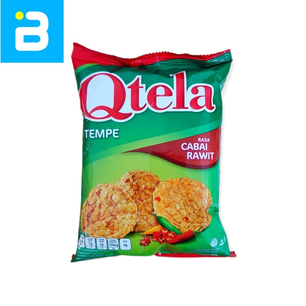 

Qtela Tempe Rasa Cabai Rawit 55 G