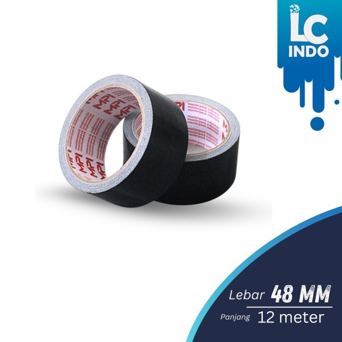 

Lakban Kain 2 inch x 12 Meter Cloth Tape hitam