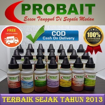 promo diskon Essen Probait seri EO, essen lele, ikan mas, bawal, patin