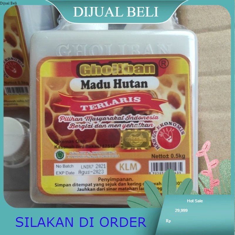 

Madu Hutan Gholiban Plus Bee Pollen Dan Royal Jelly 500 Gram