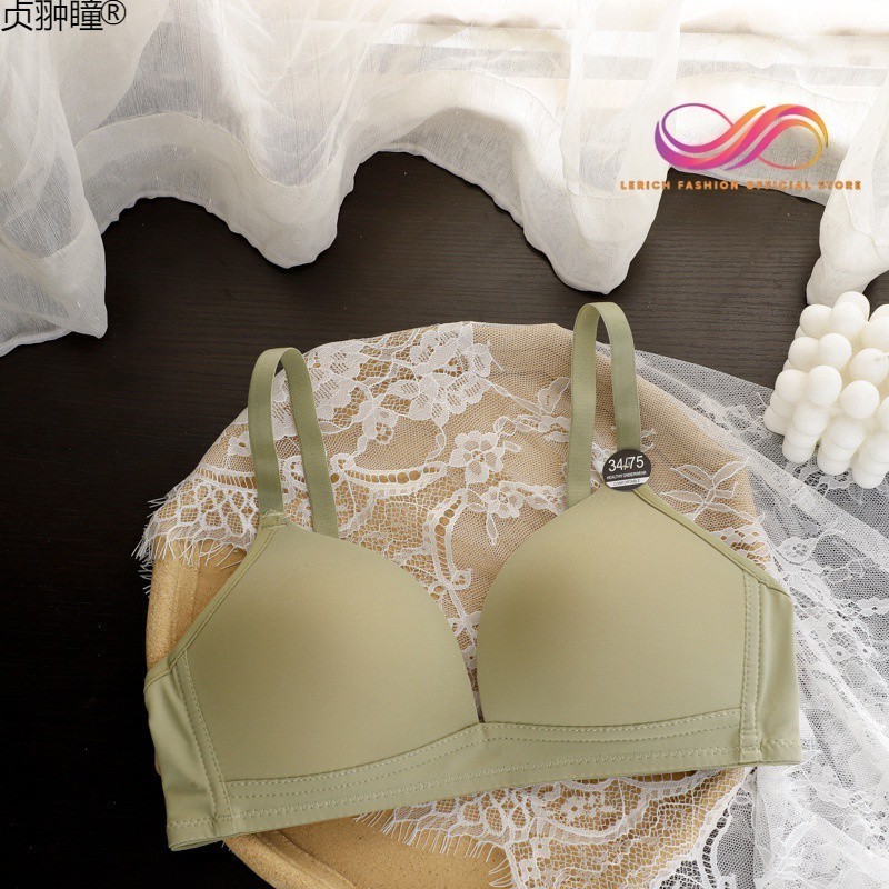 LeRich - Bra Bh Tanpa Kawat Wanita Premium Satin