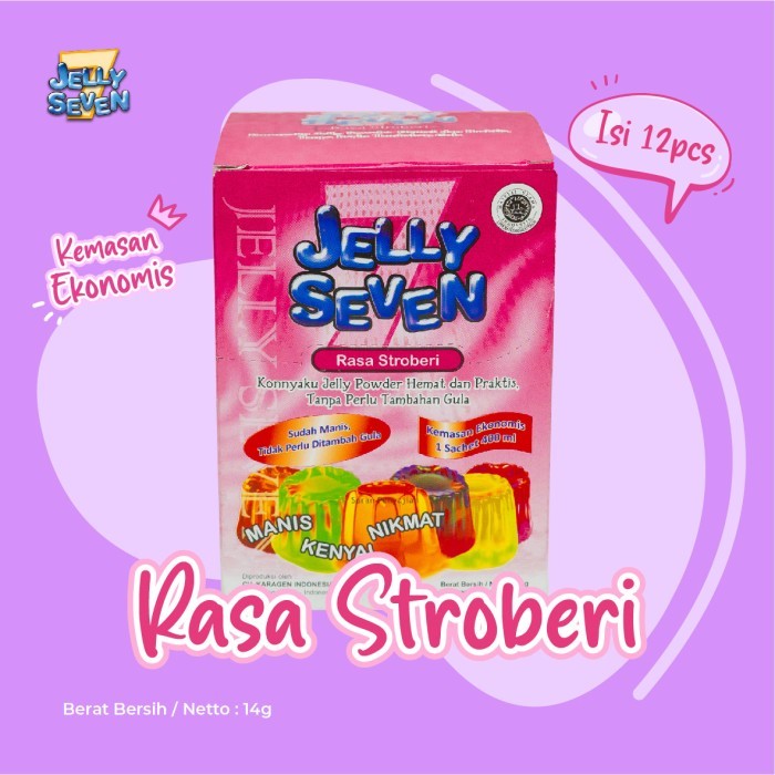 

NEW Jelly Seven Stroberi 12 pcs - Kemasan Ekonomis