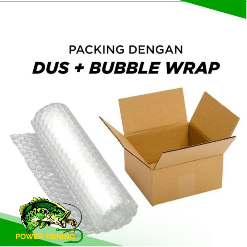 

Ekstra extra bubble wrap untuk paking lebih aman