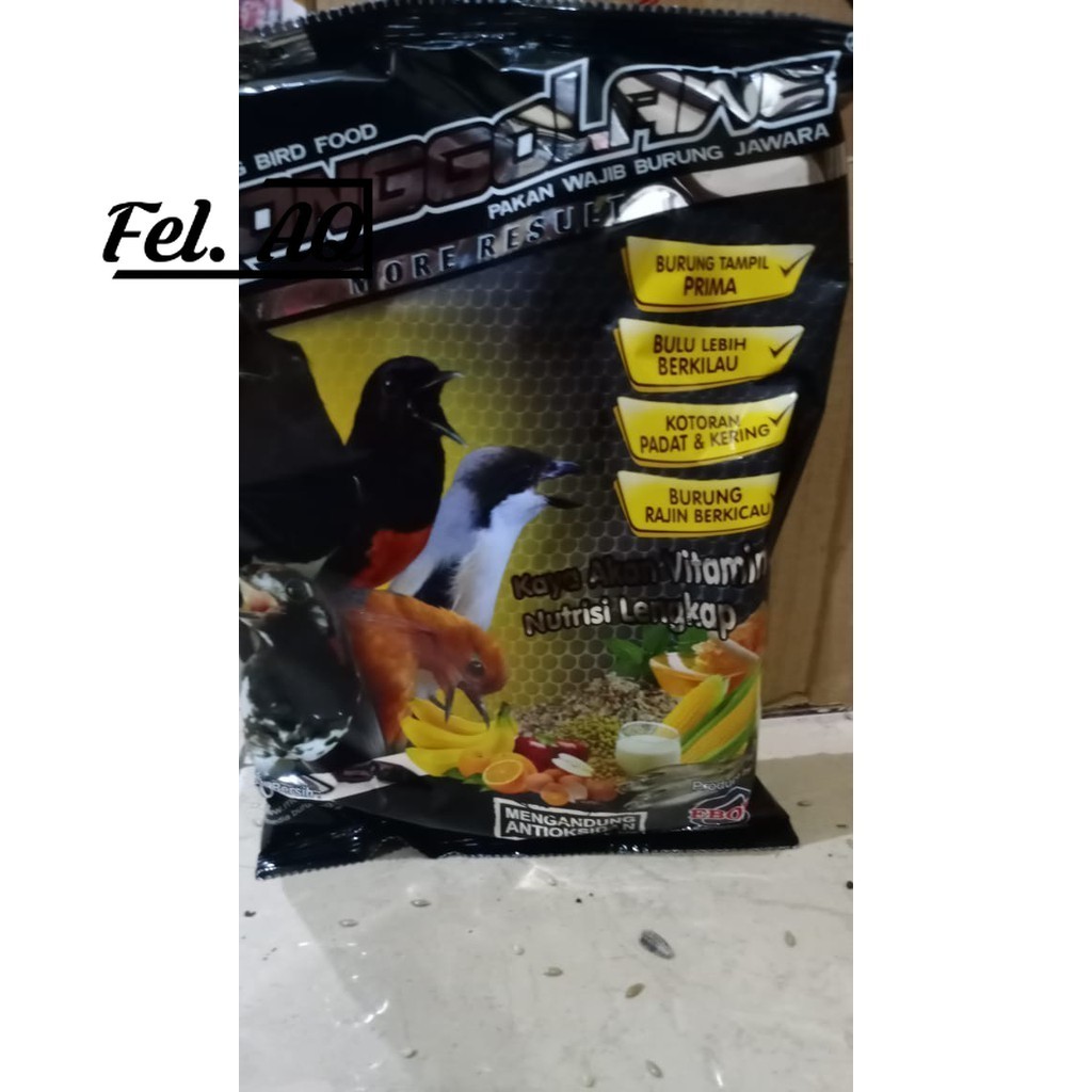 Voer Ronggolawe Ebod jaya varian original untuk burung pemakan serangga cocok tuk murai kacer cend M