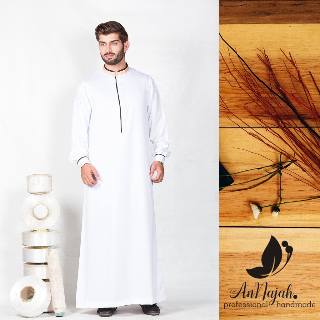 jubah pria gamis pria thobe jubah arab gamis arab jubah bordir jubah annajah jubah best seller 13 ju