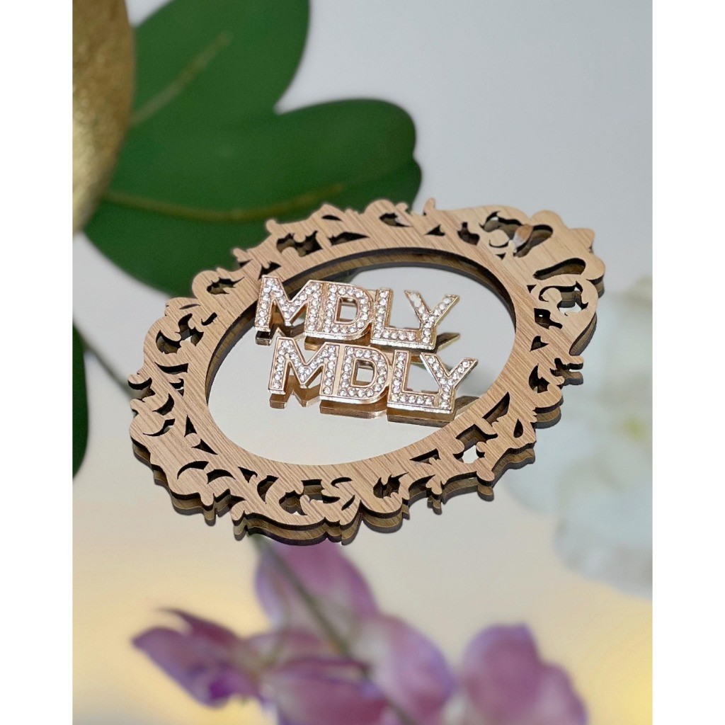 RcWL MDLY Terbaru Aksesoris fashion MDLY Signature Brooch Pin MDLY Bross Premium