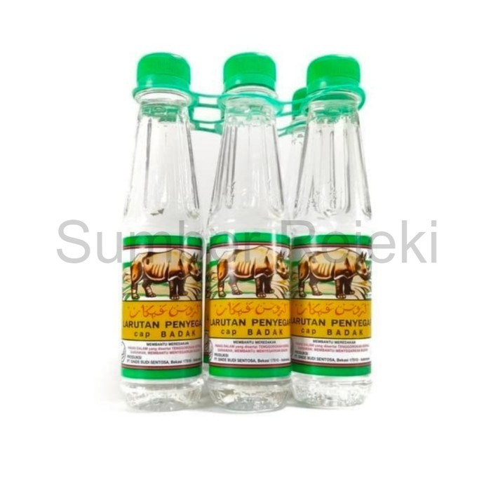 

LARUTAN PENYEGAR CAP BADAK 200ML ISI 6 | LARUTAN BOTOL