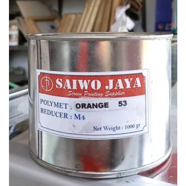 saiwo jaya ORANGE 53 cat sablon hdpp polymate
