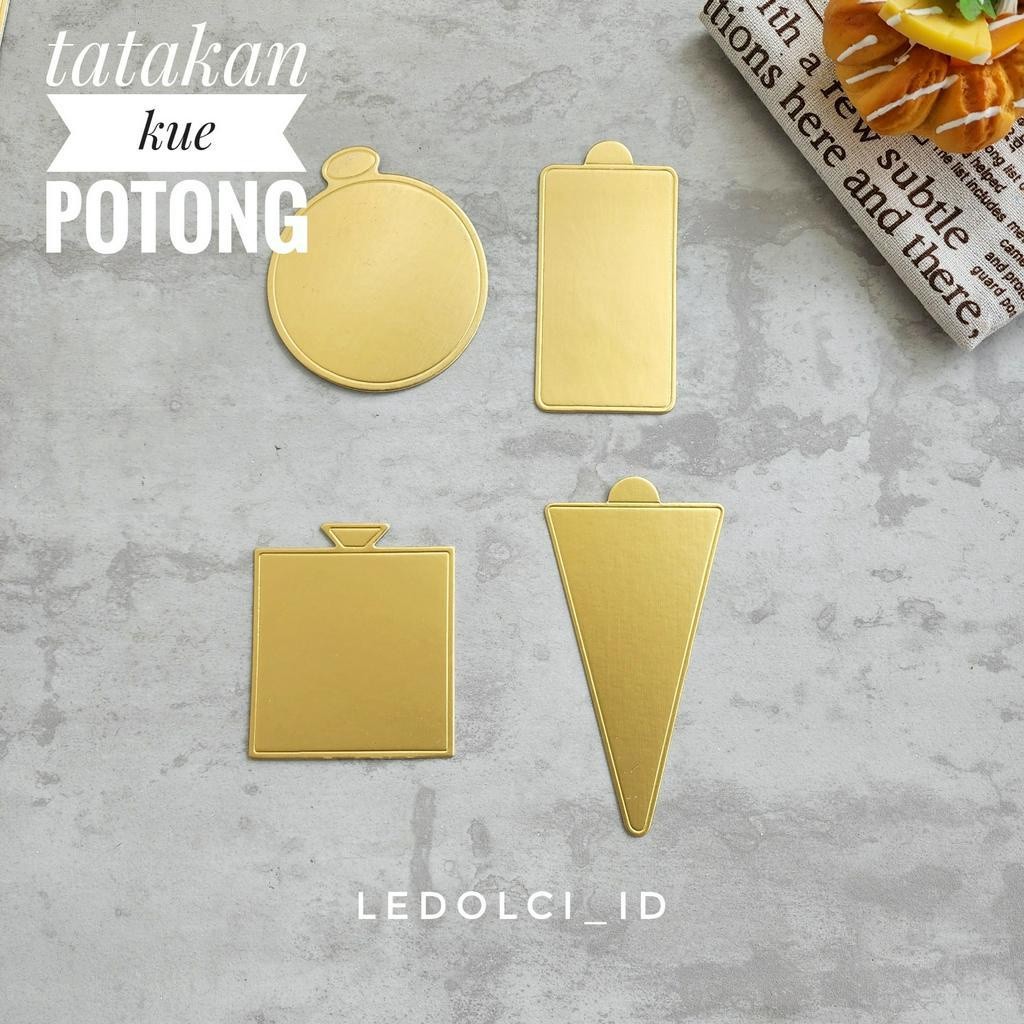 

(10 PCS) TATAKAN KUE POTONG | ALAS KUE POTONG SEGITIGA BULAT PERSEGI