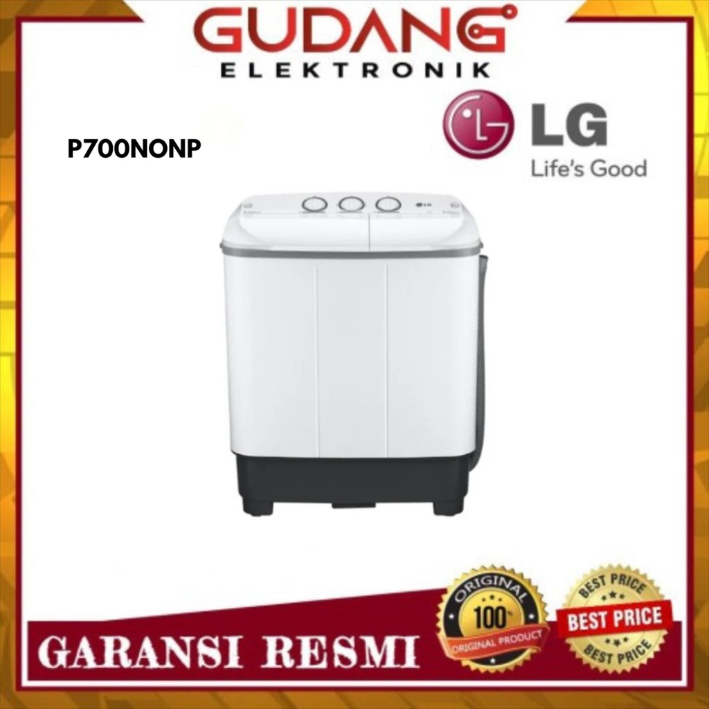 MESIN CUCI 7 KG LG P700NONP MESIN CUCI 2 TABUNG LG P 700 NONP