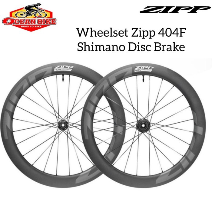 Wheelset Zipp Carbon 404 Firecrest Tubeless Disc Brake Centerlock Shimano Roadbike