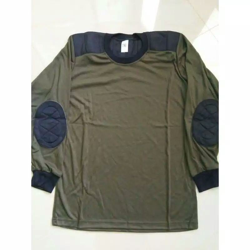 KAOS  LENGAN PANJANG LAPANGAN POLOS PANJANG HIJAU ARMY KAOS PHH