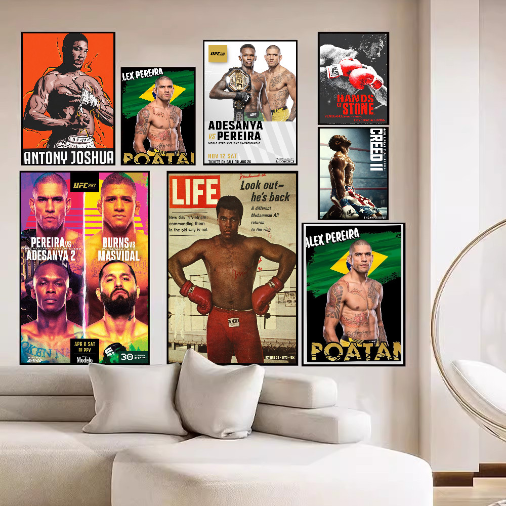 

Boxers A-Alex P-Pereira Anime Posters Sticky Whitepaper Sticker DIY Room Bar Cafe Kawaii Room Decor
