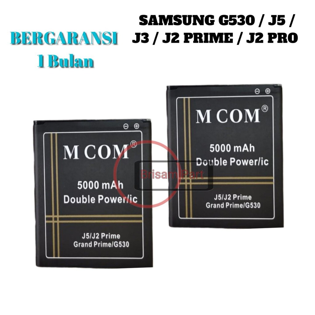 BATERAI MCOM PLATINUM SAMSUNG G530 / J5 / J3 / J2 PRIME / J2 PRO KAPASITAS 5000 MAH