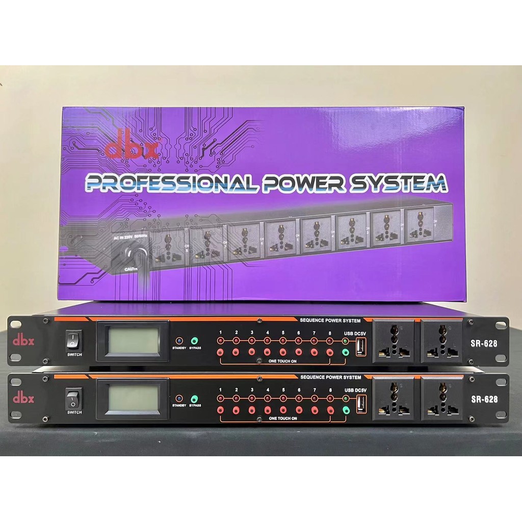 POWER SEQUENCER DBX SR-628 / DBX SR628 /SBX sr-628 /DBX sr628  POWER DISTRIBUTOR CONTROLLER
