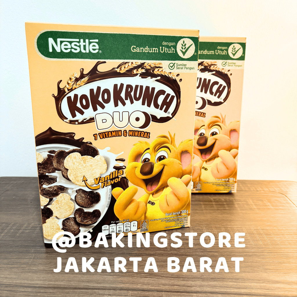

Nestle KOKO KRUNCH DUO Cereal Box 300g | Sereal Sarapan
