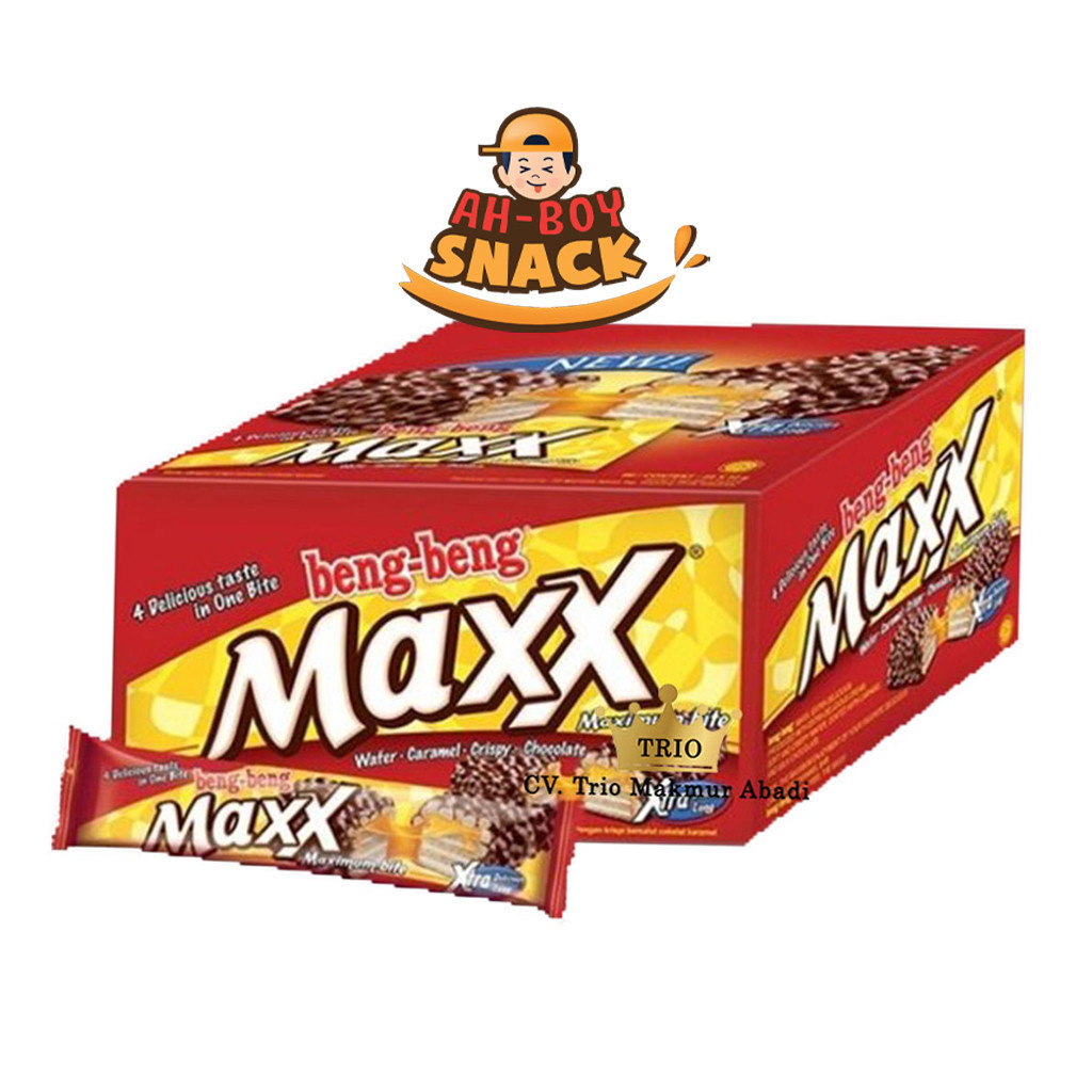 

MAXX BENG-BENG MAXX 1 BOX ISI 12 PCS (32 GRAM) - AHBOY SNACK