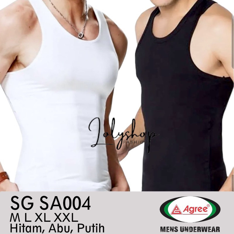 Kaos Dalam Pria AGREE Singlet Cowok Stretch Men Underwear
