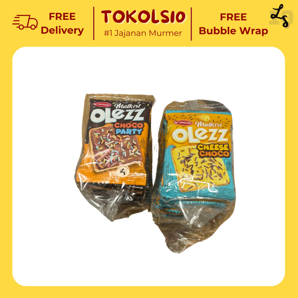 

Malkist Kokola Olezz Choco Party/Cheese Choco 1 Pack Isi 20 pcs 10gr