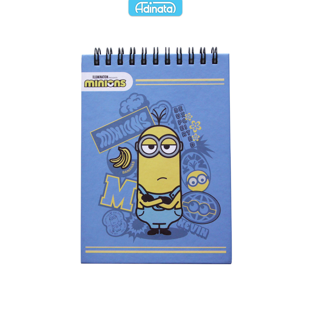 

Minion A6 Memo Spiral Notebook 2434-4358 - Adinata / Buku Catatan / Memo