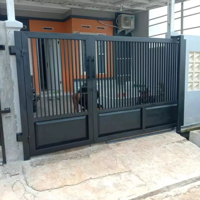 pagar rumah minimalis besi hollow galvanis