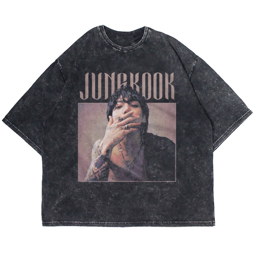 Patternmerch "Jungkook bts Korean boy homage" Oversize T-shirt | washed tee | kaos vintage