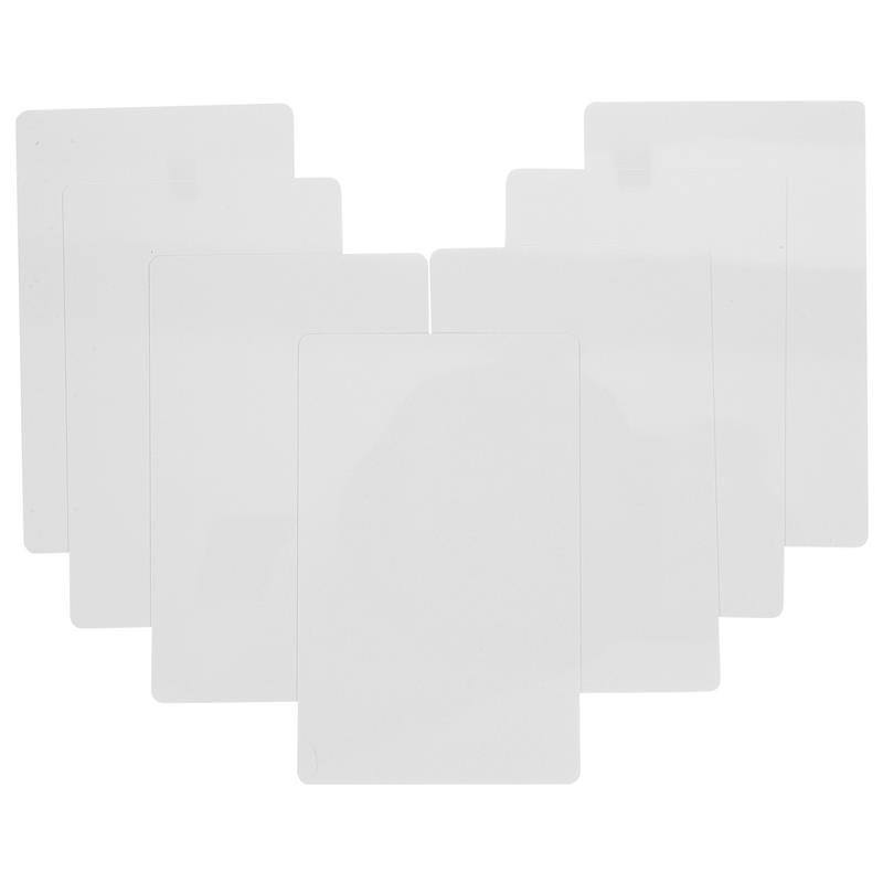 

100pcs Aluminum Alloy Business Cards Transfer Sublimation Blank Business Cards Metal Name Cards Customer Engraved Card