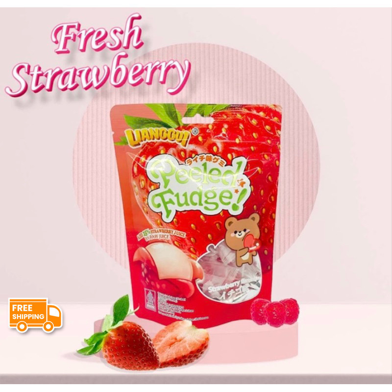 

[Mendukung COD] [Makanan viral HALAL] LIANGGUI SOFT CANDY MANGO&ORANGE&STRABERRY Permen Lunak Rasa Buah Buahan Permen Viral best Seller