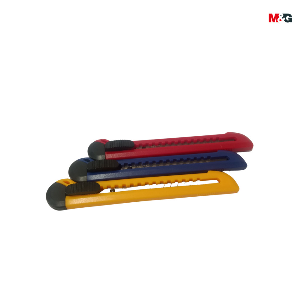 

Cutter M&G Utility Knife 3 Warna M&G 9mm #ASS91323- SHSNP