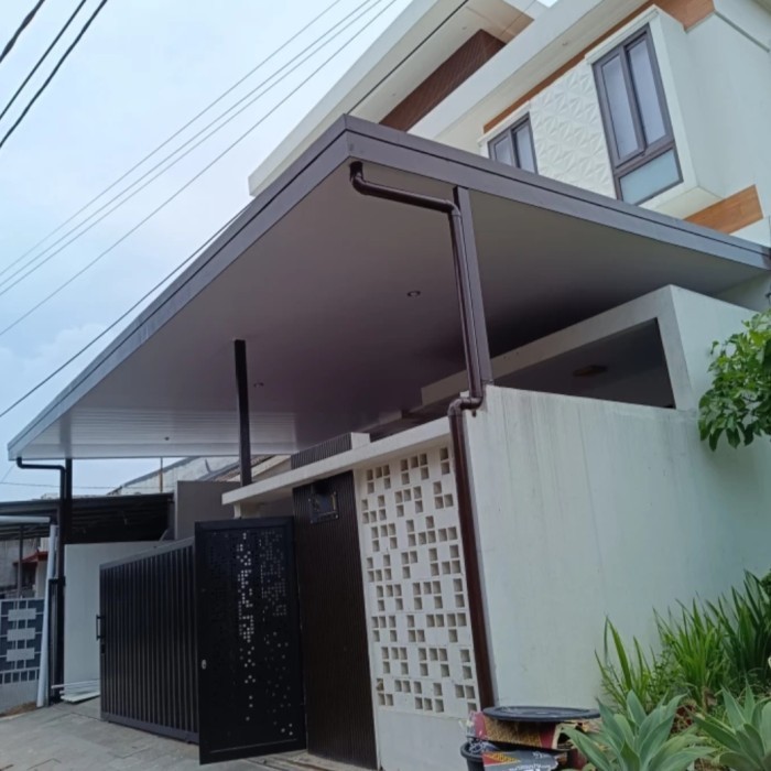 kanopi atap alderon + plavon pvc