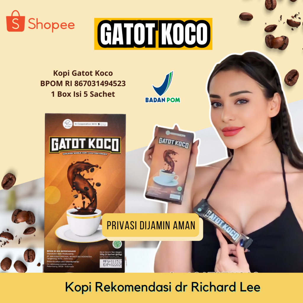 

Gatot Koco - Kopi Gatot Koco dr. Richard Lee I Gatot Koco dr Richard - Kopi Gatot Koco Original